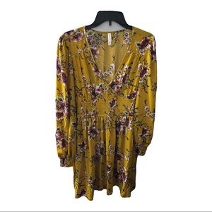 NWT Long Sleeve Floral Dress